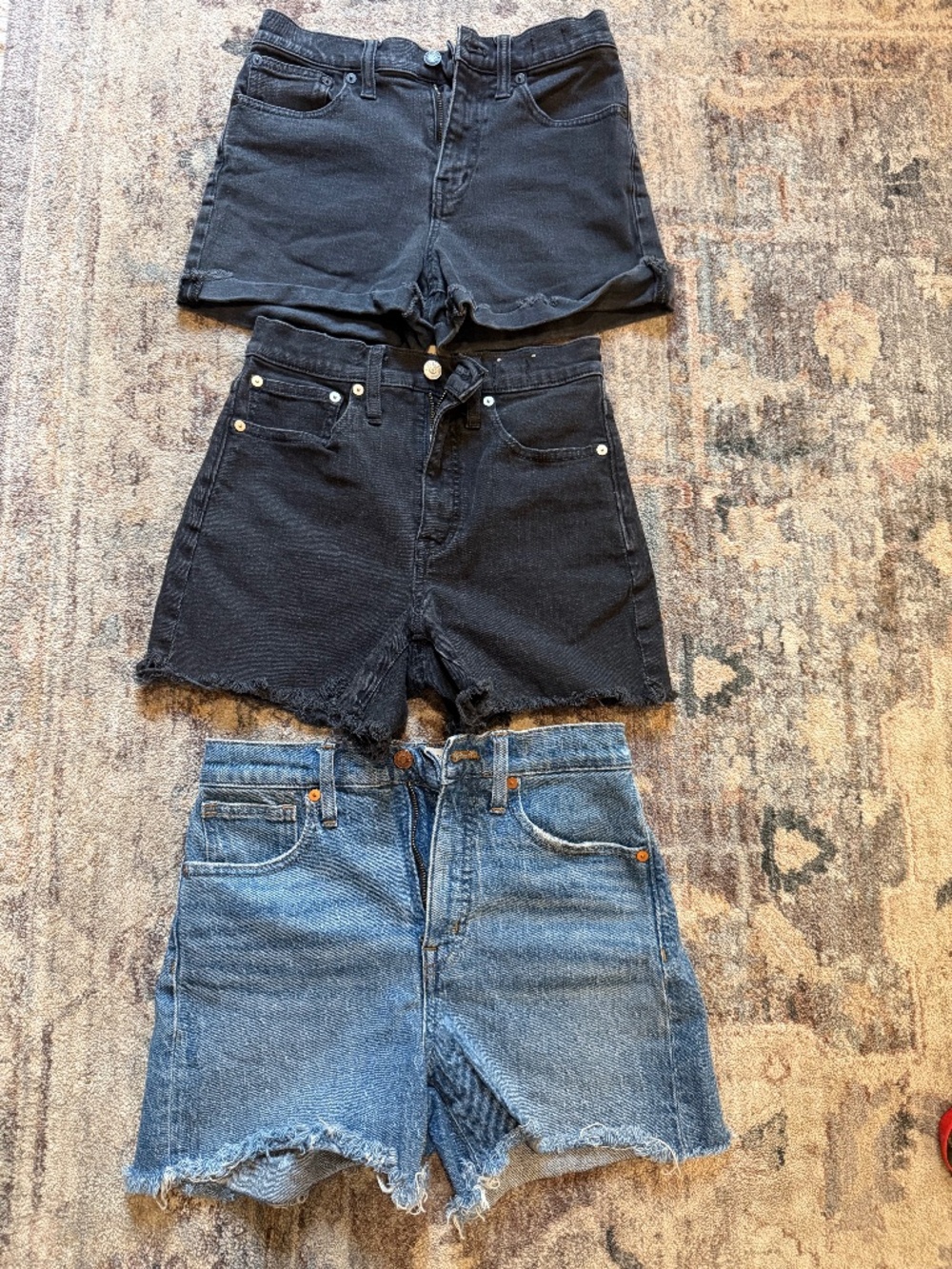Madewell Size 25 High Rise Denim Shorts Bundle